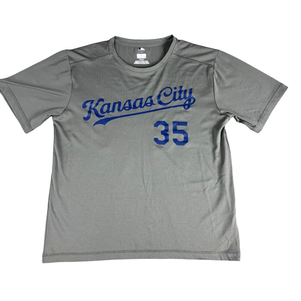 Kansas City Royals Jersey Shirt Eric Hosmer Men's Medium Gray Blue Baseball MLB